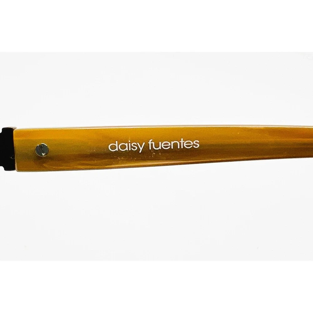 Daisy Fuentes Eyeglasses Women Brown Donella 183 Zebra Pattern 53-16-135